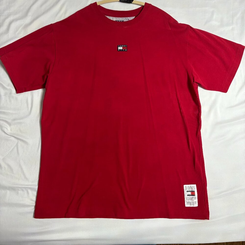 Kith x Tommy Hilfiger T-Shirt – Red – Size XL